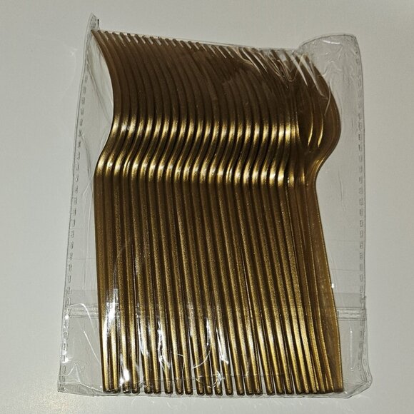 NEW Happy 21th 21st 21 Birthday Party Decor Plates Napkins Forks Lot Black Gold - Picture 7 of 11